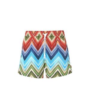 Missoni Men Swim Shorts With Zigzag Print